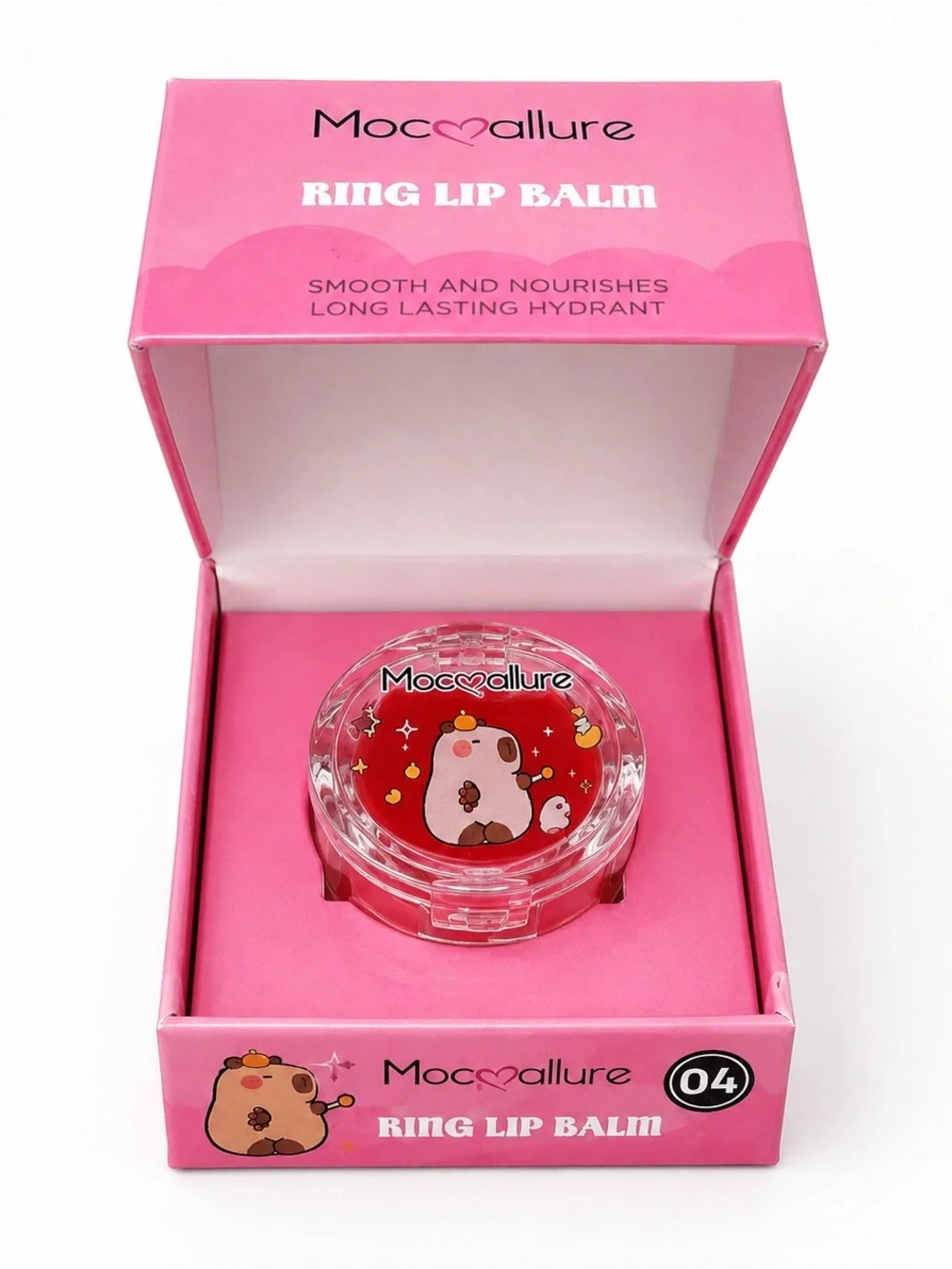 Moc·allure  Lip Balm Ring - Wearable Moisturizing Balm